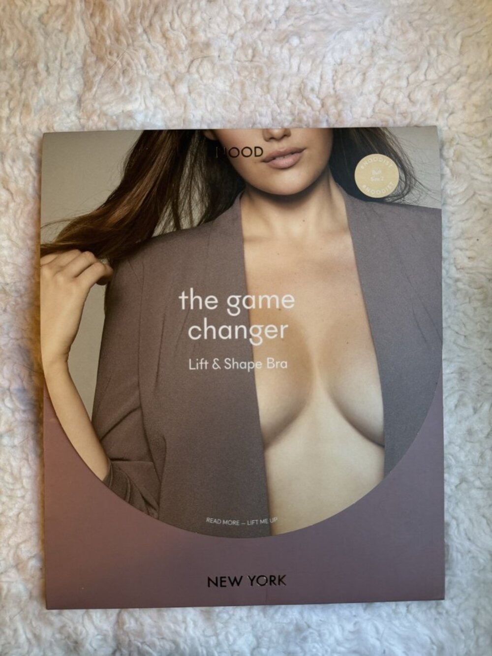 NOOD The Game Changer Lift & Shape Adhesive Bra Buff Size 3 Sticky 3 PAIR NEW